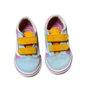 VANS Color Block Old Skool Toddler Shoes